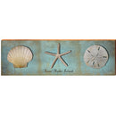 Anna Maria Island Triple Shell | Wall Art Print on Real Wood