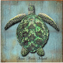 Anna Maria Island Sea Turtle | Wall Art Print on Real Wood