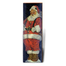 Jolly Saint Nicholas | Wall Art Print on Real Wood