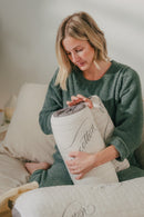 Luxury Side Sleeper Body Pillow | Adjustable Natural Latex Cooling Body Pillow for Pregnancy, Back Pain & Full Body Support