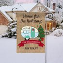 Happy Holidays Custom Christmas Garden Flag