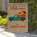 Fall Personalized Family Name Garden Flag | Multiple Custom Designs