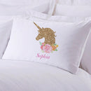 Unicorn Personalized Kids Sleeping Pillowcase | Custom Pillow For Kids
