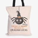 Bag Of Treats Custom Halloween Tote Bag | Personalized Trick or Treat Bag