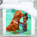 Personalized Photo Blanket for Pets | Custom Blanket With Pictures