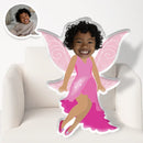 Custom Fairy Your Photo Face 3D Pillow for Kids
