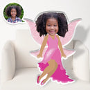 Custom Fairy Your Photo Face 3D Pillow for Kids