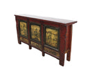 Mongolia Sideboard with Hand Painted Mountains Doors