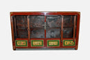 Vintage Sideboard with Hand Painted Flowers & Butterflies Doors