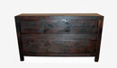 Vintage Sideboard with Hand Painted Flowers & Butterflies Doors