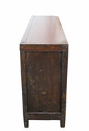 Vintage Sideboard with Hand Painted Flowers & Butterflies Doors
