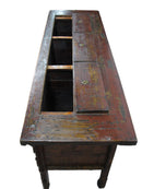 Hand Painted Antique Gansu Bedding Cabinet