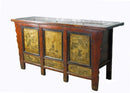 Hand Painted Antique Gansu Bedding Cabinet