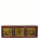 Z-Lower Hand Painted Antique Chinese Sideboard or Hall Way Seat