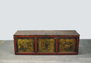 Z-Lower Hand Painted Antique Chinese Sideboard or Hall Way Seat