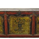 Z-Lower Hand Painted Antique Chinese Sideboard or Hall Way Seat