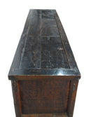 Hand Painted 85" Long  Antique Chinese Sideboard