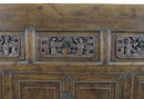 Hand Carved 5 Drawers Antique Chinese Buffet Sideboard