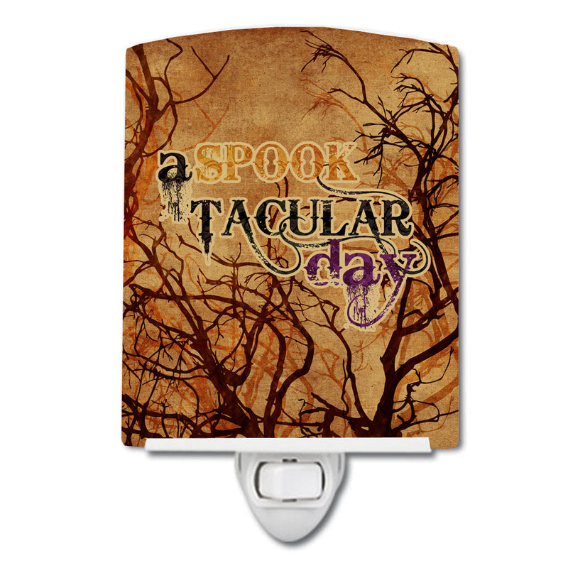 A Spook Tacular Day Halloween Ceramic Night Light SB3016CNL