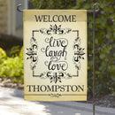 Personalized Welcome Since Garden Flag
