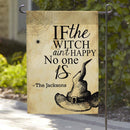 Haunted Estates Personalized Halloween Garden Flag