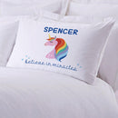 Unicorn Personalized Kids Sleeping Pillowcase | Custom Pillow For Kids