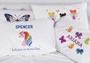 Unicorn Personalized Kids Sleeping Pillowcase | Custom Pillow For Kids