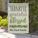 Fall Personalized Family Name Garden Flag | Multiple Custom Designs