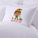 Personalized Boy Elf Kids Sleeping Pillowcase