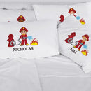 Personalized Fireman Kids Sleeping Pillowcase