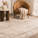 Lila Medallion Brown Area Rug