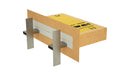 The Original Floating Shower Bench Kit­™ with Orange Waterproof Board & Original Shower Bench Bracket®