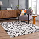 Zhen Black Spots Leopard Rug - Clearance