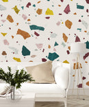 Voguish Multicolored Dots Wallpaper Chic