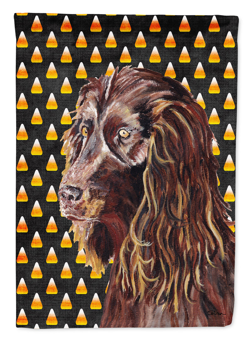 Boykin Spaniel Halloween Candy Corn Flag Garden Size