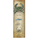 Cape San Blas Blue Crab Study | Wall Art Print on Real Wood