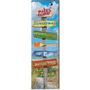 Pates Ford Beach Directional | Wall Art Print on Real Wood