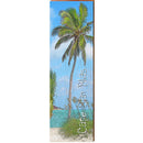 Cape San Blas Palm Tree | Wall Art Print on Real Wood