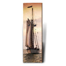 Schooner than Later | Wall Art Print on Real Wood