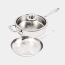Premium Clad 3-Piece Stainless Steel Set