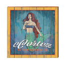 Cortez, Florida Is For Mermaids Wooden Sign | Wall Art Print on Real Wood