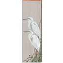 Art Lamay's Pair of Egrets | Wall Art Print on Real Wood