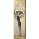 Bethany Beach Vintage Bathing Beauty | Wall Art Print on Real Wood