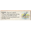 Egret Definition | Wall Art Print on Real Wood