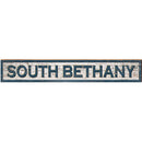 South Bethany Shabby Sign | Wall Art Print on Real Wood