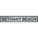 Bethany Beach Shabby Sign | Wall Art Print on Real Wood