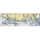 Ocean City, Maryland to Lewes, Delaware Map Wooden Sign | Wall Art Print on Real Wood
