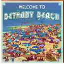 Welcome to Bethany Beach | Wall Art Print on Real Wood