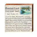 Promised Land Definition | Real Wood Art Print
