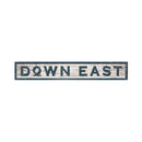 Down East Shabby Sign | Real Wood Art Print